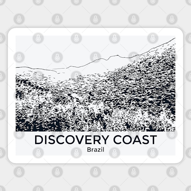 Discovery Coast - Brazil Magnet by Lakeric